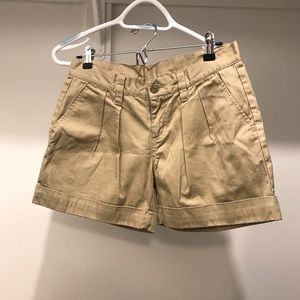 Cute stylish tan shorts
